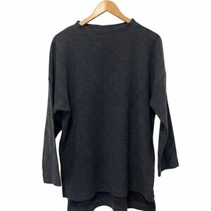 OAK + FORT Dark Gray Sweater